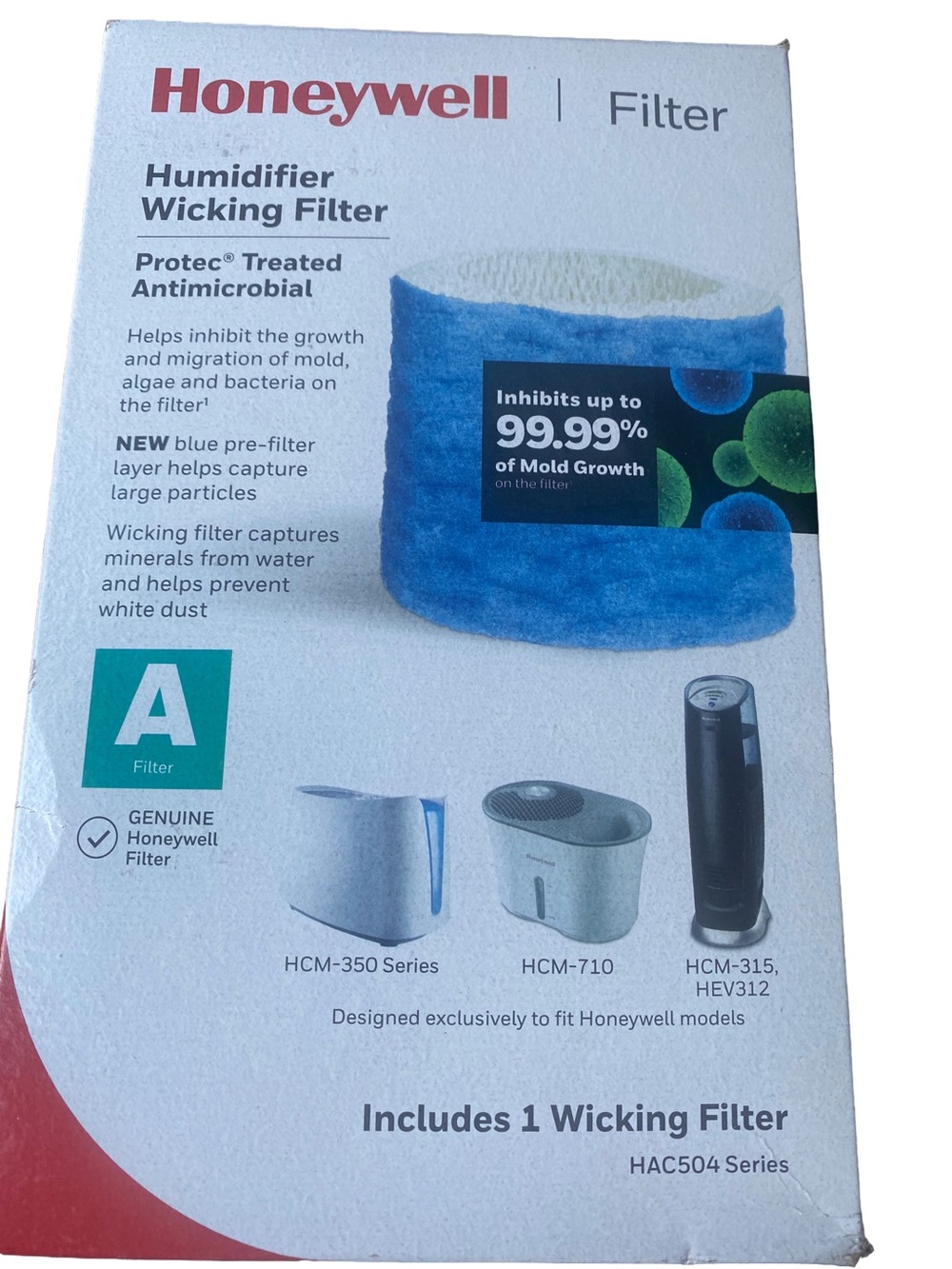 Honeywell HAC504 Humidifier Wicking Filter Size A, New